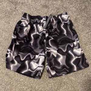 Athletic Works Kids Black and Gray Shorts